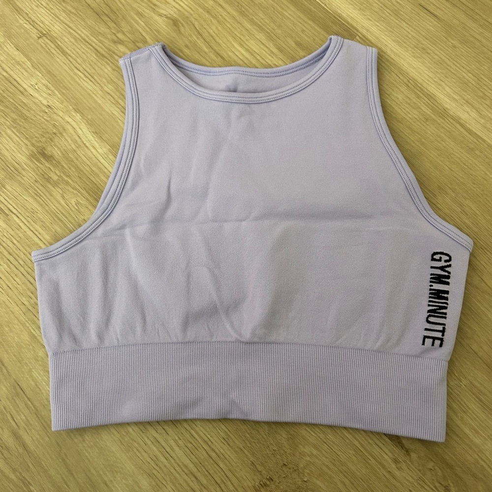 Gym Minute Cropped Workout Shirt